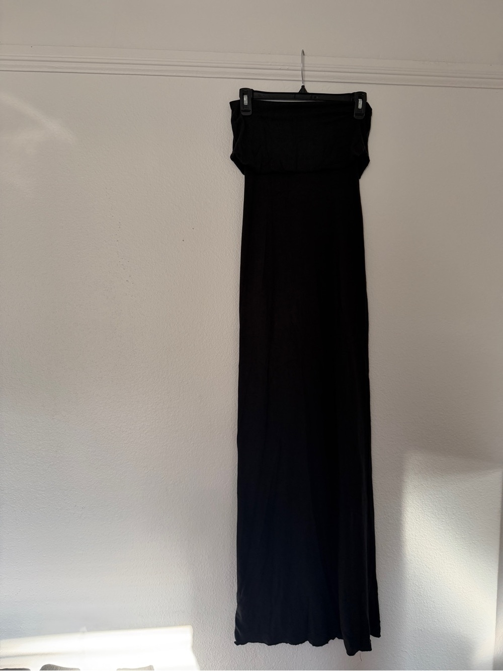 NEW SKIMS CLOUD FOLDOVER LONG SKIRT IN ONYX XS - Picture 7 of 8